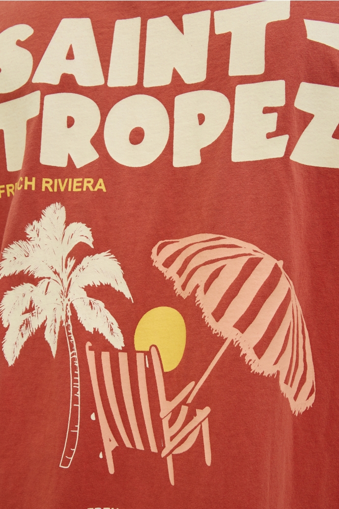 JORSAINT TROPEZ TEE SS STYD SS25 12291112 Summer Fig
